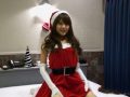 【エロ動画】サンタコスプレの美少女マンコにカスタードを塗ってクンニ責め！そのまま正常位・バックでピストンしてお掃除フェラチオでザーメンごっくん！